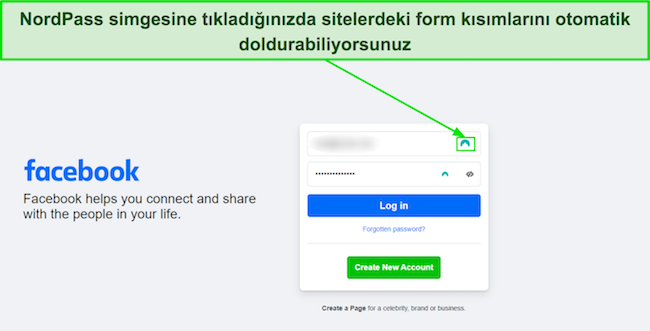 NordPass otomatik doldurma özelliğinin ekran görüntüsü