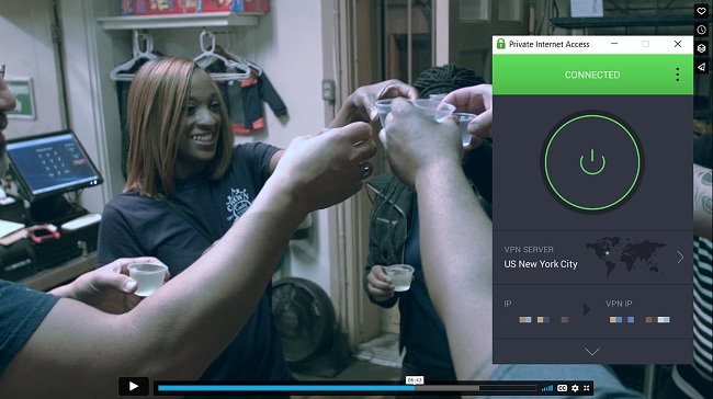Screenshot of Crown Candy on Vimeo in HD using PIA's New York server