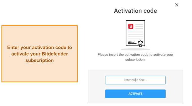 Screenshot of Bitdefender's 