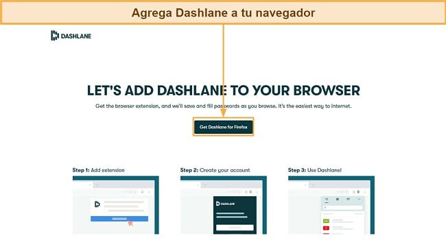 Agrega Dashlane a tu navegador: imagen de una máscara