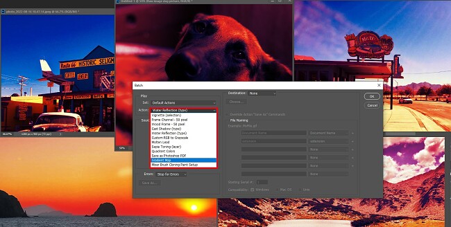 Modifica in batch in Photoshop