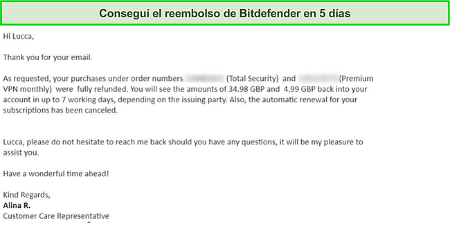 Captura de pantalla del foro de la comunidad de Bitdefender.