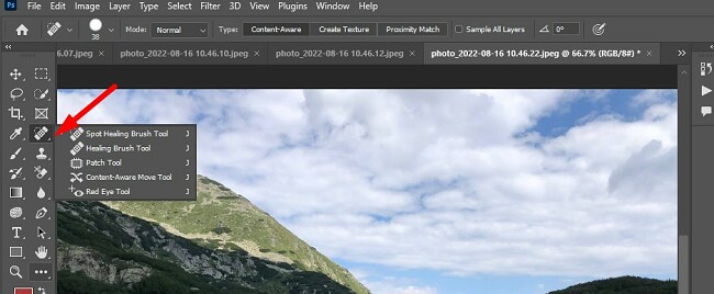 Apri ulteriori strumenti di Photoshop