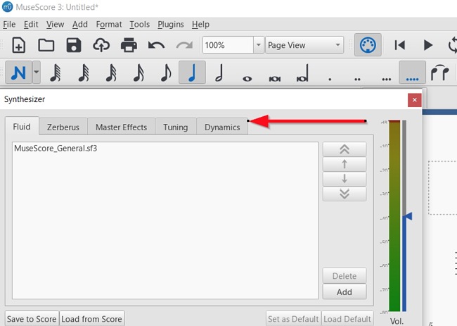 Musescore synthesizer deals