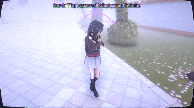 Captura de pantalla de la interfaz del juego Yandere Simulator