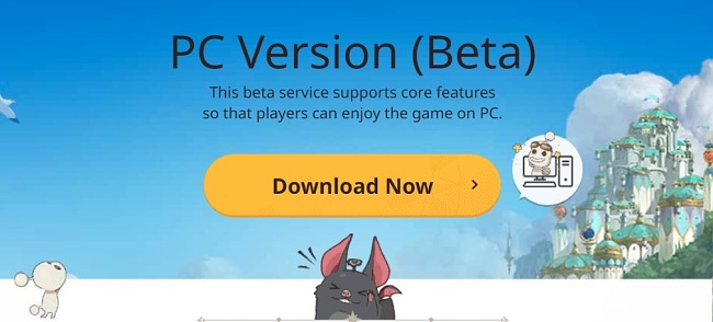 Ni no Kuni: Cross Worlds download button screenshot