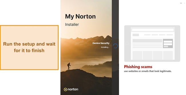 Installing Norton on Windows