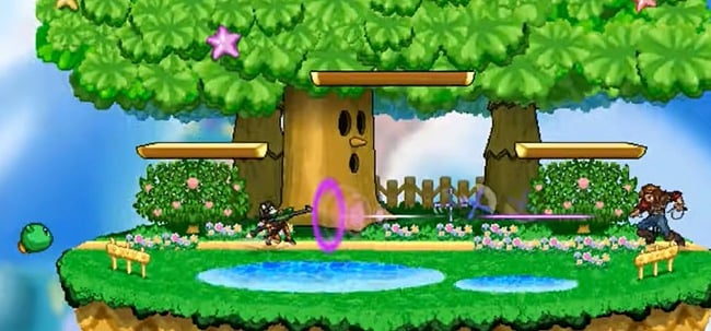 Capture d'écran en jeu de Super Smash Flash 2