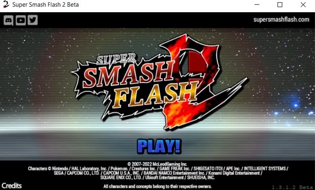 Capture d'écran de Super Smash Flash 2