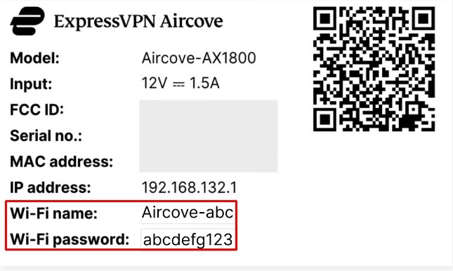 Aircove QR code