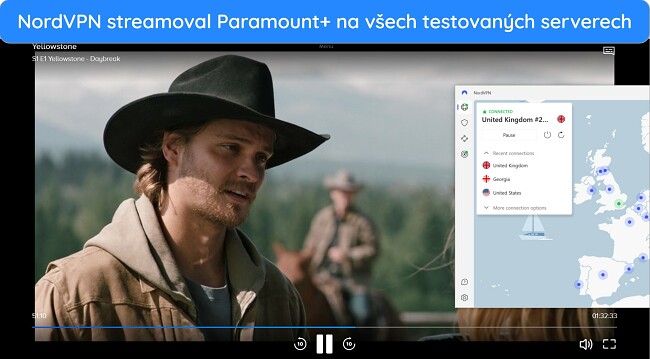 Jak sledovat Paramount+ pomocí NordVPN - Streaming seriálu Yellowstone