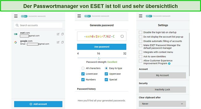 Verwenden des Passwort-Managers von ESET zum Speichern vertraulicher Informationen und Generieren von Passwörtern
