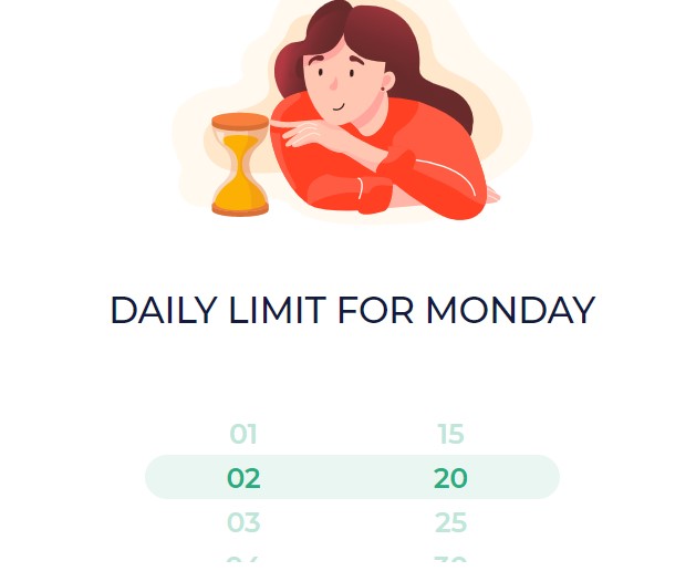 Kidslox daily limit