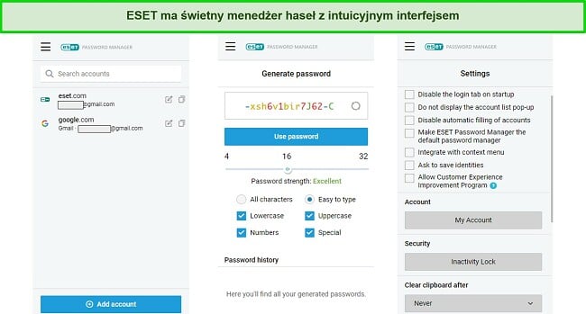 Używanie menedżera haseł firmy ESET do przechowywania poufnych informacji i generowania haseł