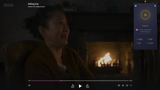 CyberGhost VPN CyberGhost successfully unblocked Killing Eve on bbc iplayer