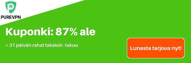 PureVPN-kuponki voimassa Black Fridayn aikana