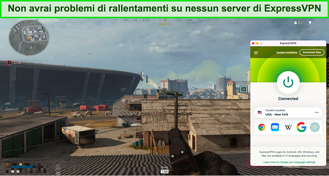 Screenshot dei test di velocità di Ookla con ExpressVPN connesso a server diversi
