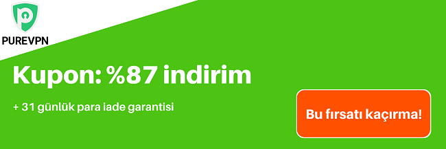 Black Friday için geçerli PureVPN kuponu