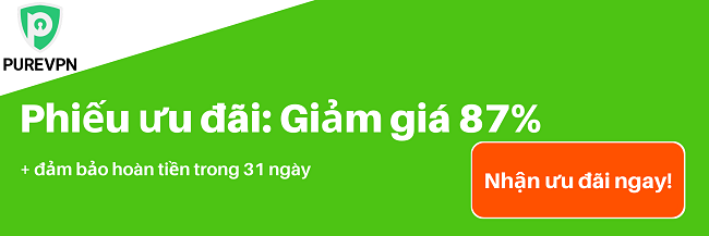 Phiếu giảm giá PureVPN có giá trị cho Thứ Sáu Đen