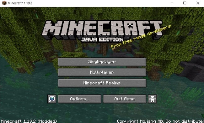 Zrzut ekranu z TLaunchera Minecraft