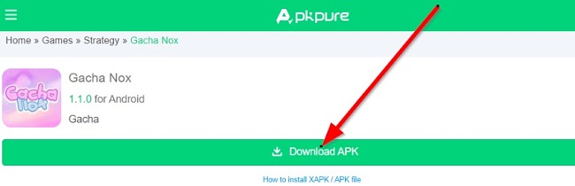 Download do APK de Gacha Nox para Android