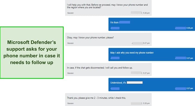 I found Microsoft’s live chat assistance to be helpful and effective in resolving my concerns