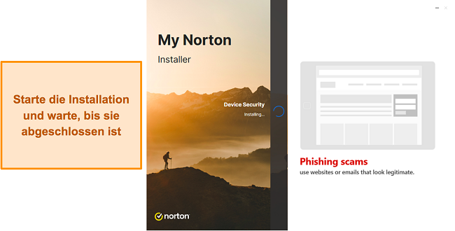 Installieren von Norton unter Windows