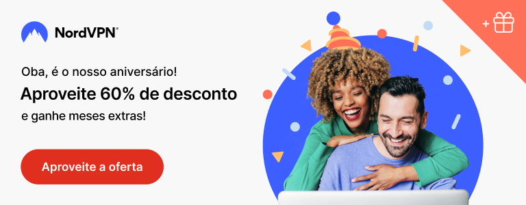 Captura de tela da campanha NordVPN Birthday