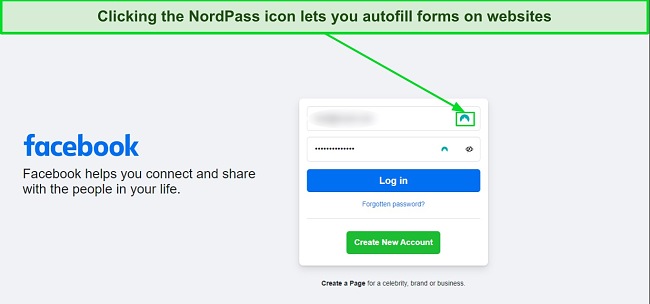 NordPass’s reliable autofill function helps you save time when signing in to websites