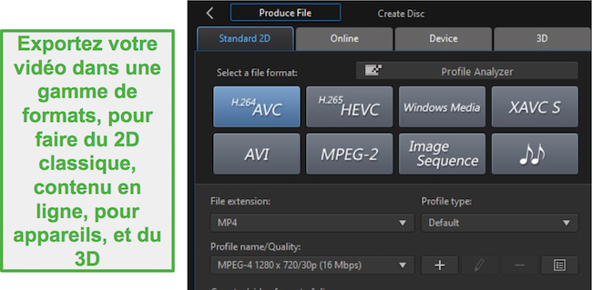 Exportez votre vidéo PowerDirector