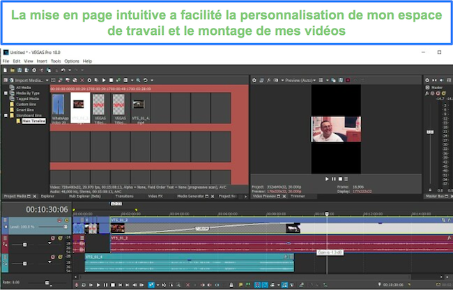 Interface Vegas Magix