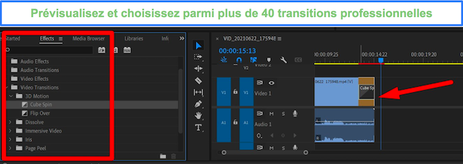 Transitions pour Premiere Pro