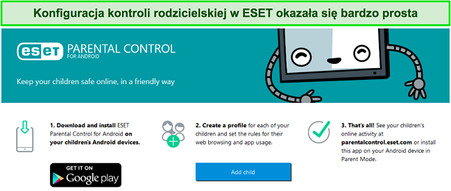 Konfigurowanie kontroli rodzicielskiej w ESET