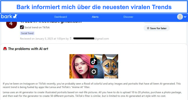 Bark-Updates zum neuesten viralen Trend