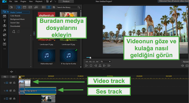PowerDirector video düzenleme