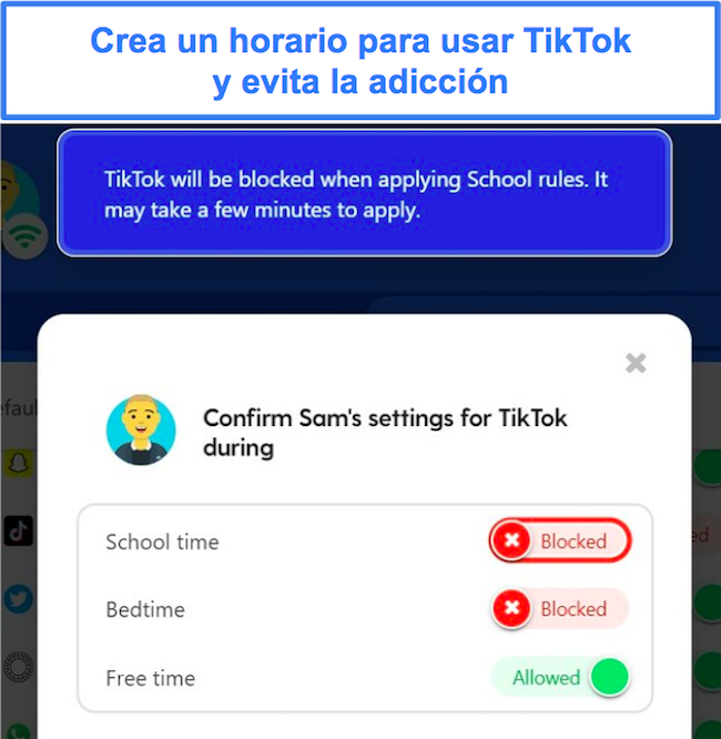 Use Bark para crear un horario de TikTok