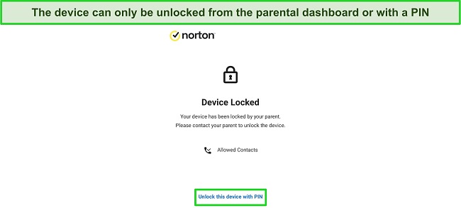Screenshot of block devices with PIN