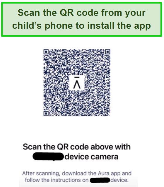 Aura QR code