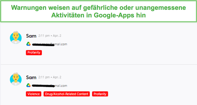 Bellen Sie Google Drive-Benachrichtigungen