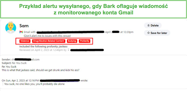 Kora monitorowania Gmaila