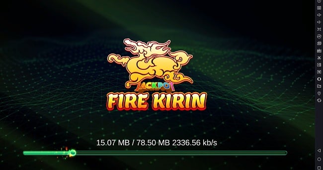 Fire Kirin loading page screenshot