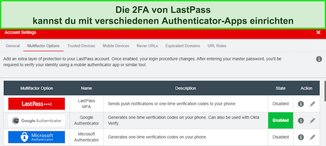 Screenshot des Zwei-Faktor-Authentifizierungs-Setups von 1Password