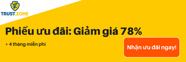 Biểu ngữ phiếu giảm giá TrustZone