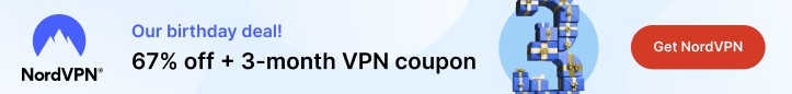 Screenshot of NordVPN Birthday deal