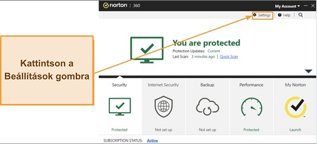 Norton tűzfal és hogyan védi a pc-t norton főmenü