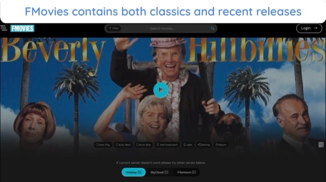 Download both classics and recent titles from FMovies