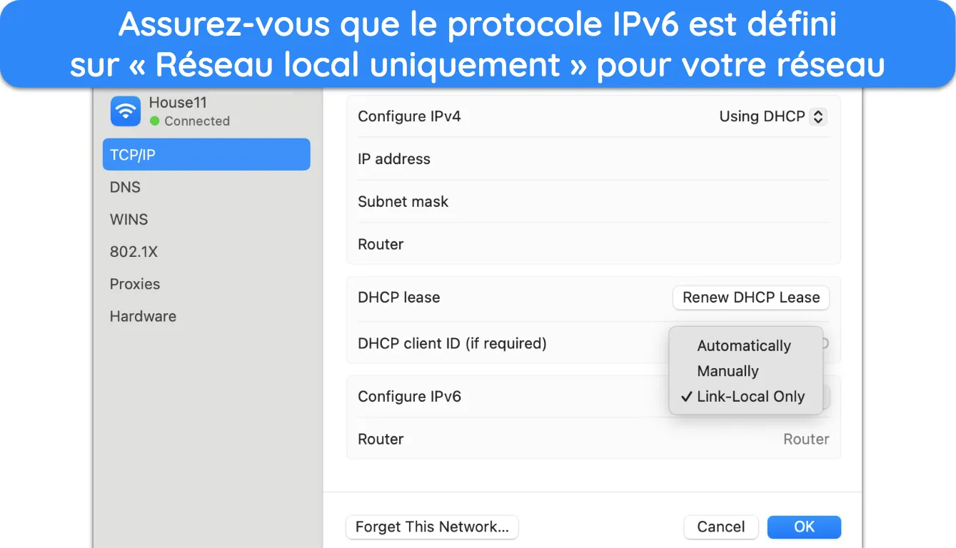 Normalement, ce param&egrave;tre est d&eacute;fini sur &laquo;&nbsp;Automatiquement&nbsp;&raquo;.