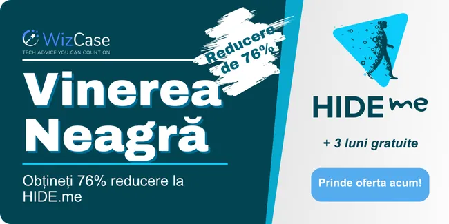 banner cu cupon hide.me Black Friday 2024