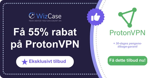Proton VPN 2025 hoved kuponbanner