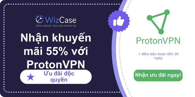 Biểu ngữ phiếu giảm giá chính của Proton VPN 2025